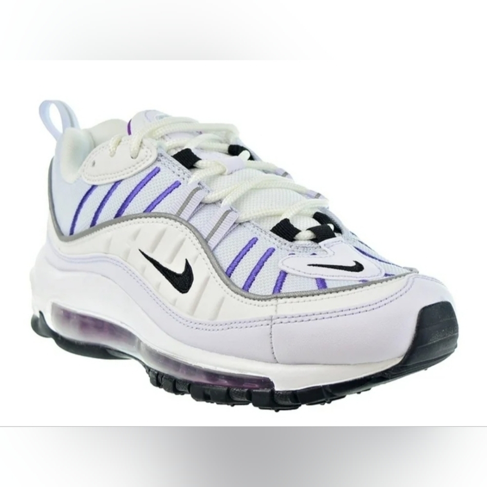 NIKE AIR MAX 98 IN FOOTBALL GREY/BLACK. SIZE 7.5